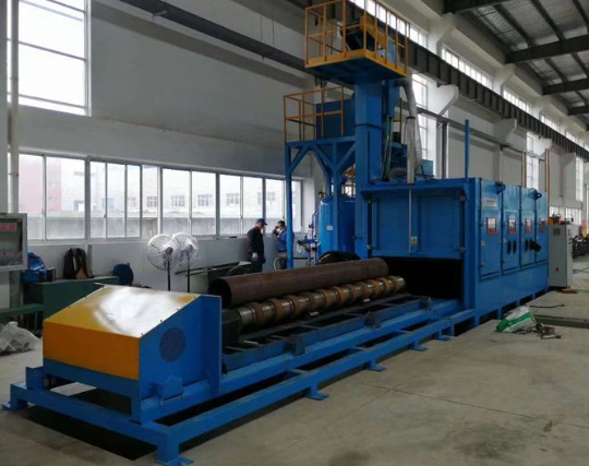 娄底喷砂机在管道除锈中的现场施工应用