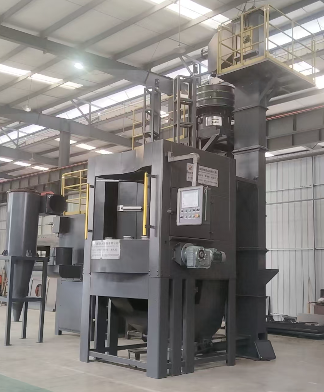 娄底转盘式喷砂机 提升圆形工件处理效率